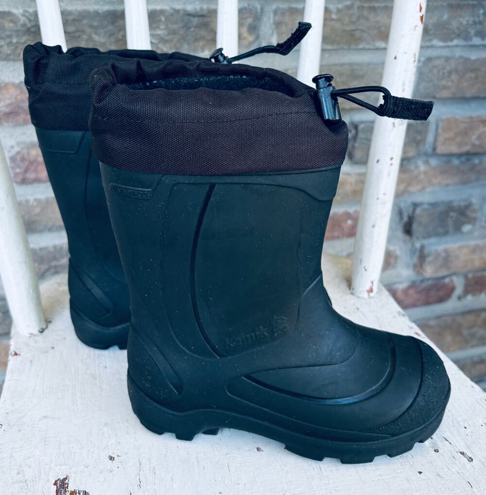 Kamik Kids' Snobuster 1 Insulated Waterproof Winter Boots, Size 12